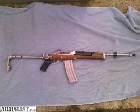 Armslist For Sale Ruger Mini 14 Gb F Stainless Steel Factory Folding