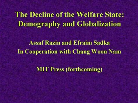 Ppt The Decline Of The Welfare State Demography And Globalization