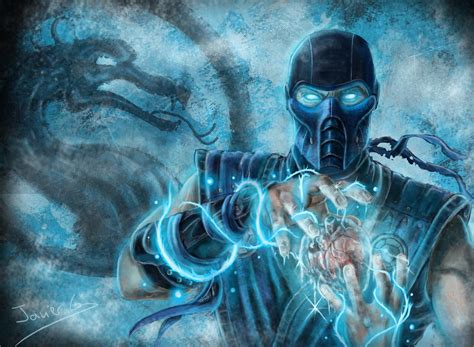 Mortal Kombat Sub Zero Painting Mortal Kombat Artwork Video Games Hd