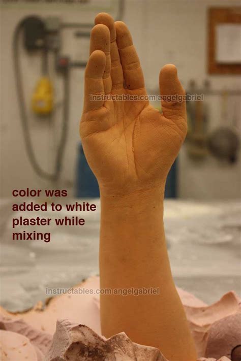 Plaster Alginate Casts Of My Hand Diy 5 Steps With Pictures