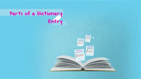 Parts Of A Dictionary By On Prezi