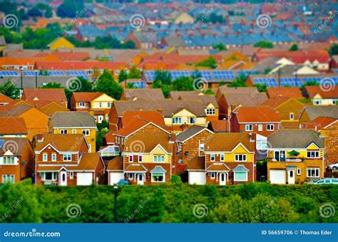 Miniature Many Houses Stock Photo Image Of Construction 56659706