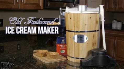 Here are the best ice cream makers with compressor, hand crank & more. Elite Gourmet Old Fashioned Ice Cream Maker - YouTube