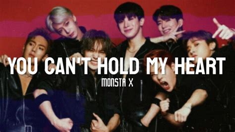 YOU CAN T HOLD MY HEART MONSTA X World Scape Aesthetic Lyrics YouTube