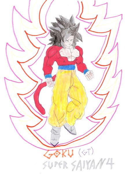 Goku Dragon Ball Gt Ssj4 By Mariovssonic2008 On Deviantart