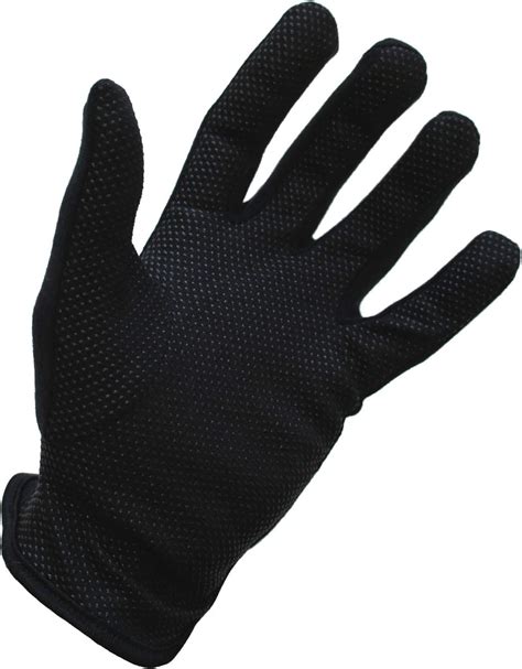 Black Cotton Gloves Slip Resistant 12 Pairs Large Uk
