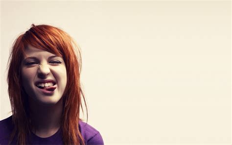 X X Paramore Tongue Girl Red Hair Wallpaper Coolwallpapers Me