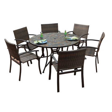 Shop Stone Harbor Large Round Dining Table And Newport Arm Chairs 7