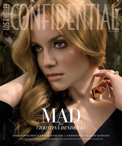 Christina Hendricks Los Angeles Confidential Magazine May June 2015 Issue • Celebmafia