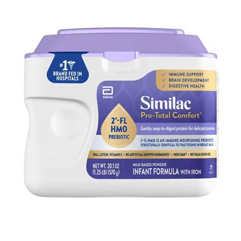 Similac Pro Total Comfort Non Gmo With Hmo Infant Formula With Iron
