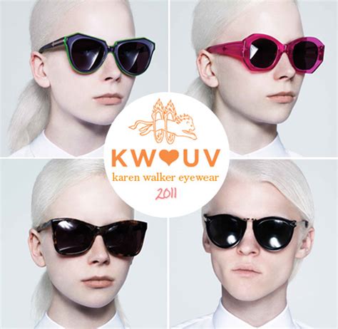 Karen Walker Sunglasses 2011 Kw Hearts Uv