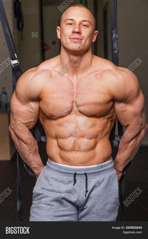 Strong Muscular Man Image Photo Free Trial Bigstock
