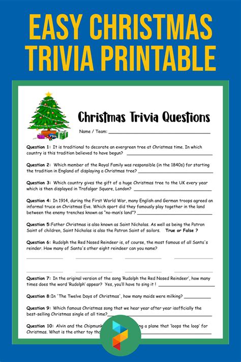 10 Best Easy Christmas Trivia Printable Pdf For Free At Printablee