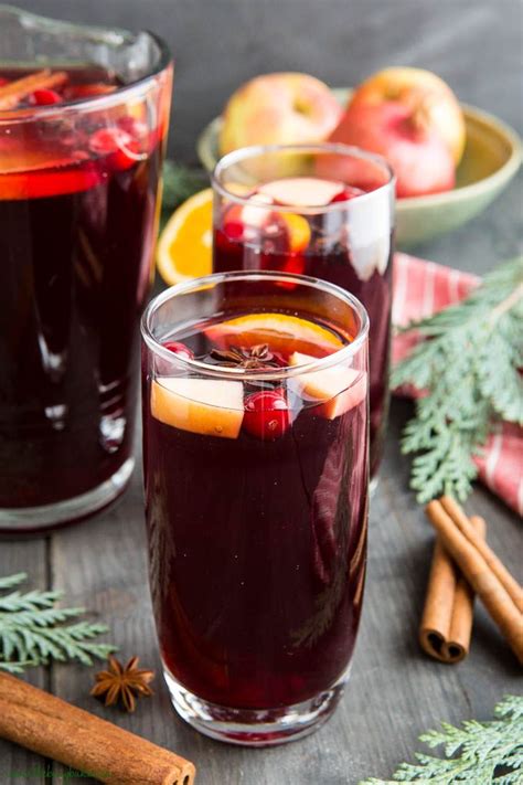 Holiday Sangria Recipe Thanksgiving Drinks Holiday