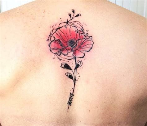 Ten Top Risks Of Poppy Flower Tattoo Shoulder Poppy Flower Tattoo