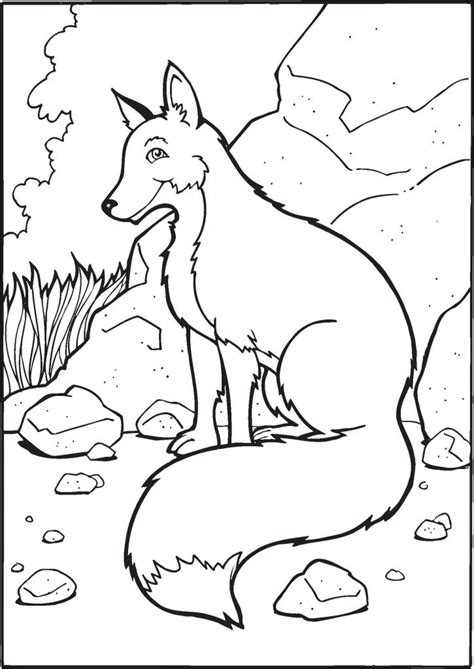 Free Printable Fox Coloring Pages For Kids