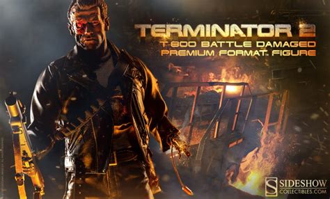 T 800 Terminator Battle Damaged Premium Format Figure Preview