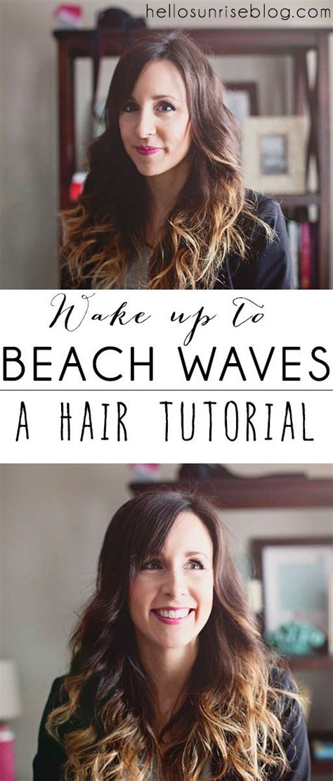 We prepped the hair with redken's hair cleansing cream shampoo to give it a very clean, pure quality, and then we. How to get beach waves while you sleep. All you need is a ...