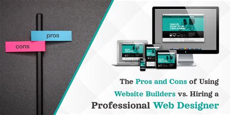 The Pros And Cons Of Using Website Builders Vs Hiring A Professional