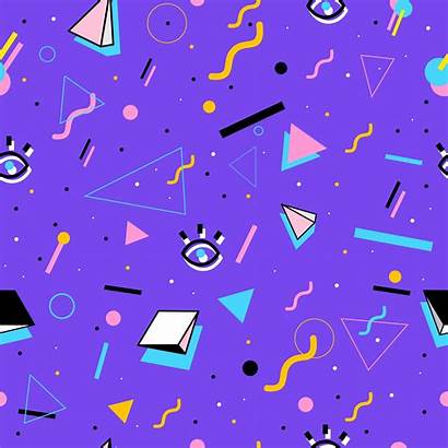 80s Aesthetic Wallpapers Background Pattern Shapes 80