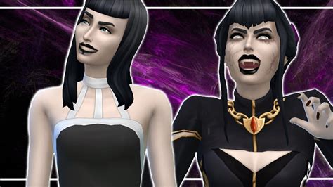 The Sims 4 Vampires Create A Vampire Youtube