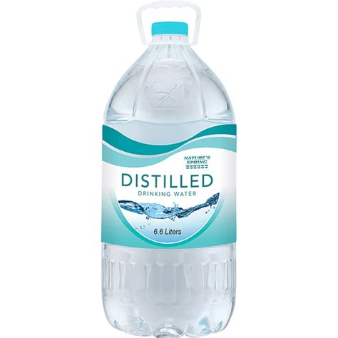 Natures Spring Distilled Water 66l Water Walter Mart