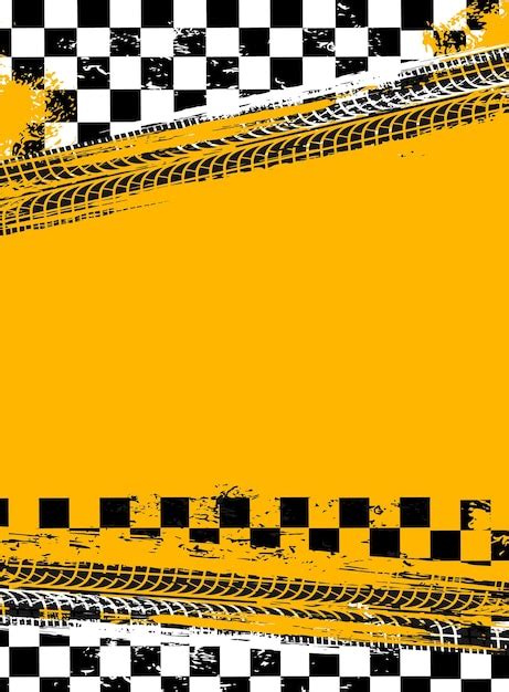 Premium Vector Grunge Race Sport Flag Background Vector Design