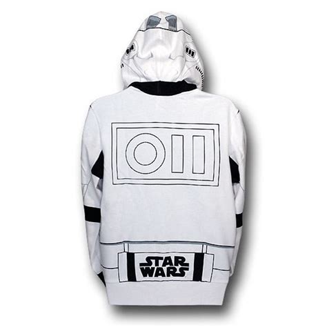 Star Wars Stormtrooper Zip Up Costume Hoodie