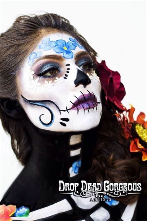 Beautiful Sugar Skull Makeup Skull Makeup Candy Skull Makeup