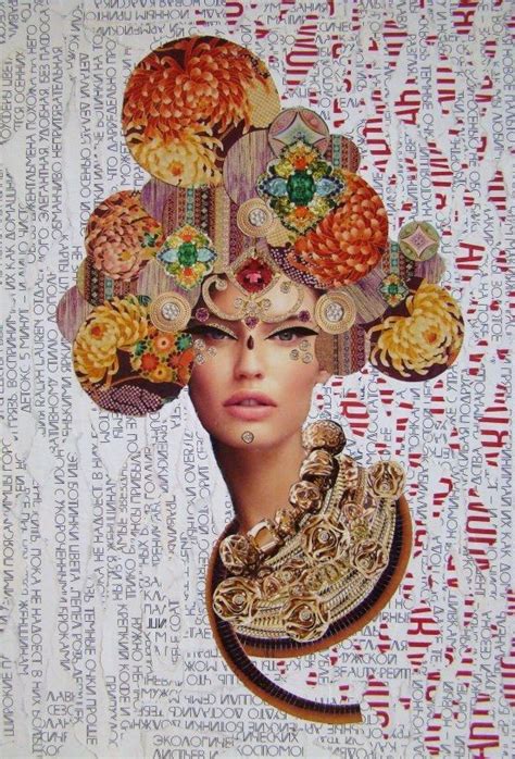 emilia elfe collage art projects magazine collage layered art