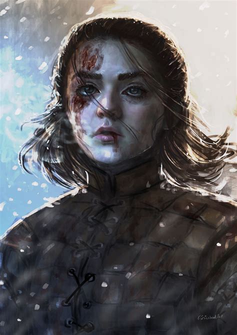 Arya Stark By Natalie Herrera Arya Stark Art Arya Stark Character Art