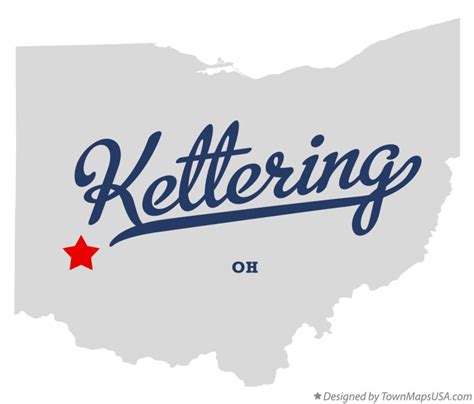 Map Of Kettering Oh Ohio