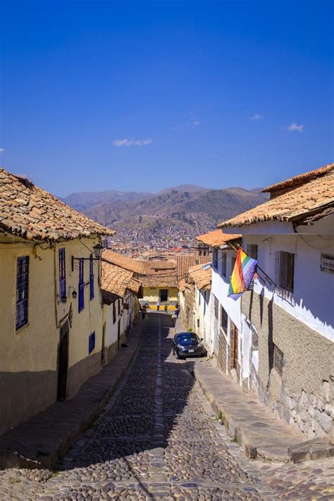 Streets Of Cusco In Peru Editorial Image Image Of Peru 119827375