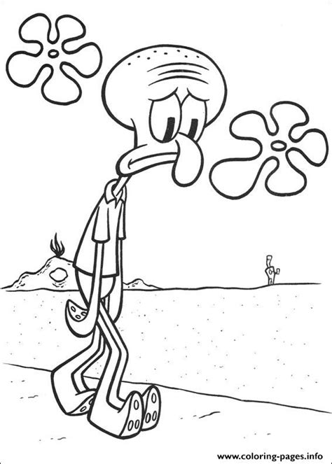Here, we will hook you up with various coloring pages designed for adults. Sad Squidward Coloring Paged5fc Coloring Pages Printable