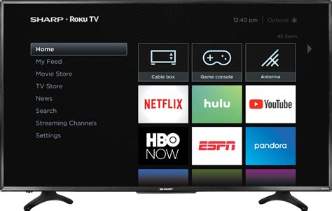 Here's how to get local channels on roku devices. Best Buy: Sharp 50" Class LED 2160p Smart 4K UHD TV with ...