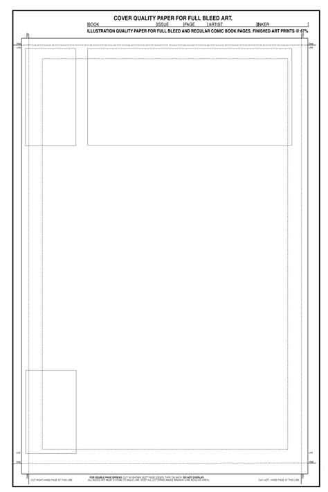 11x17 Comic Page Template
