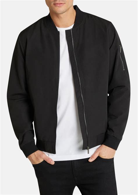 Black Danny Bomber Jacket Shop Our Mens Apparel Connor