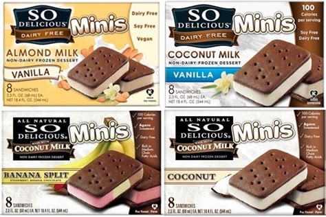So Delicious Dairy Free Ice Cream Sandwiches Review Go Dairy Free