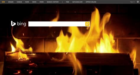 Curl Up By The Microsoft Fire This Holiday Season With Bing Windows