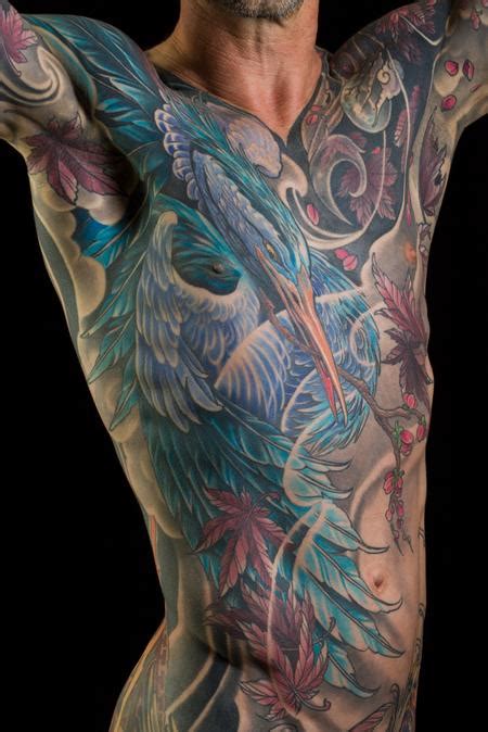 Heron mark tattoo shop has premium tattoos and unique tattoo artists in asheville, north carolina. Glenn's Blue Heron by Aaron Della Vedova: TattooNOW