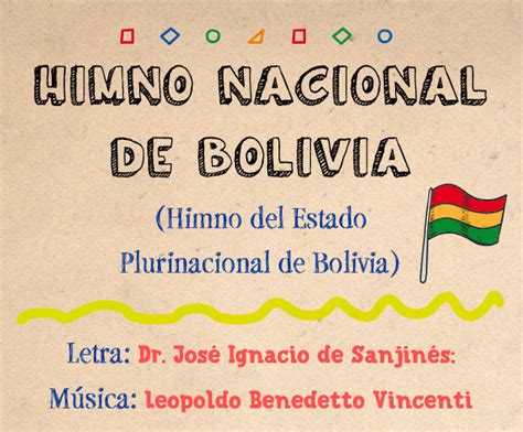 Himno Nacional De Bolivia Himnos Y Canciones De Bolivia Ibolivia My