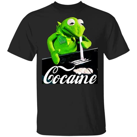 Cocaine toothache drops, 1885 advertisement of cocaine for dental pain in children. Kermit The Frog Doing Coke T Shirt Long Sleeve Hoodie - Nozit Shop