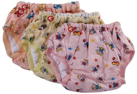 Tiny Looks Presents Kids Pvc Diaper Joker Plastic Panty Padded Baby