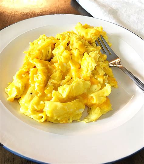 Scrambled Eggs With Cheese Optional Scrambled Eggs With Cheese