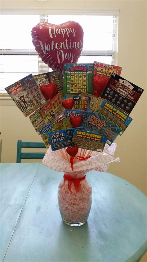 Made This Lottery Ticket Bouquet For My Husband For Valentines Day