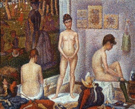 George Seurat Modelki Neoimpresjonizm Georges Seurat Wassily
