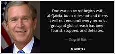 TOP 25 WAR ON TERROR QUOTES (of 224) | A-Z Quotes