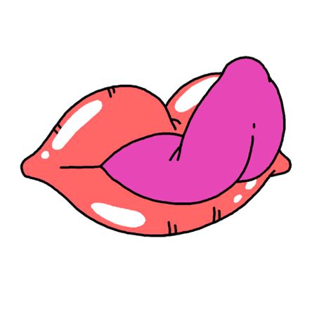 emoji licking sticker by giphy cam for ios android giphy artofit
