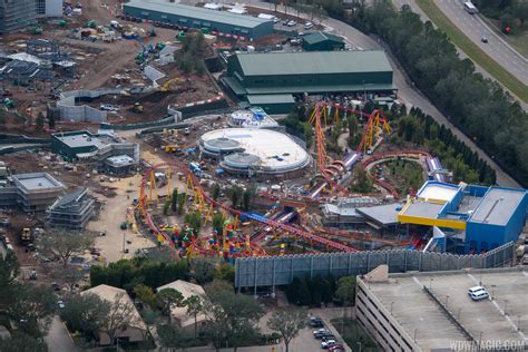 Photos Aerial Views Of Toy Story Land Construction At Disneys