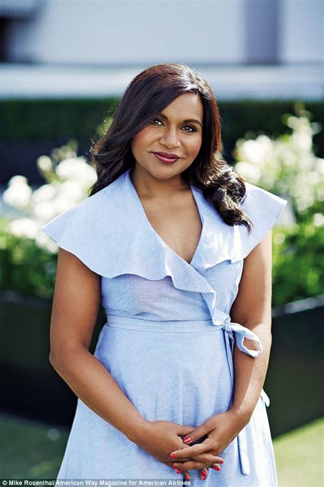 Mindy Kaling Discusses Her Pregnancy In American Way Daily Mail Online